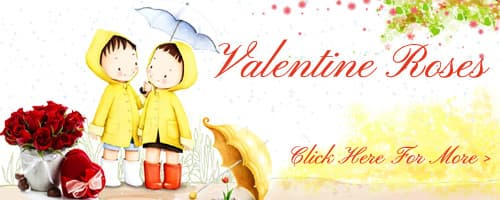Valentine's Day Roses to Hubli